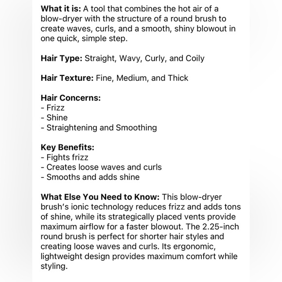 Drybar The Single Shot Blow-Dryer Brush - NWT - Picture 5 of 9